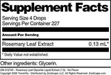 Rosemary Leaf Glycerite Liquid Extract (1:5) - No Flavor (1 oz, ZIN: 512745) - 3 Pack