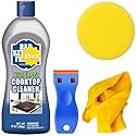 Bar Keepers Friend BUNDLE PACK - Cooktop Cleaner 368g + Multi-Purpose Scrub + Scraper | All-Purpose Cleaning Kit