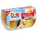 Dole, Parfait Cups, Peaches & Creme, 4 Count, 17.2oz Package (Pack of 4)