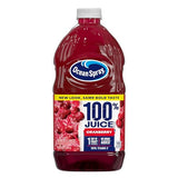 Ocean Spray® 100% Juice, Cranberry, 64 Fl Oz Bottle (Pack of 8)