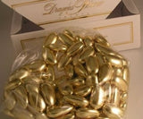 FavorOnline Dipped Gold Jordan Almonds European Dragees - 1 Pound