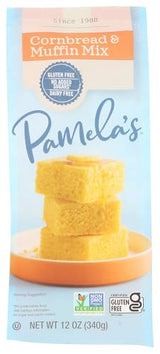Pamelas Mix Corn Bread & Muffin, 12 oz