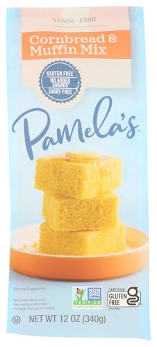Pamelas Mix Corn Bread & Muffin, 12 oz