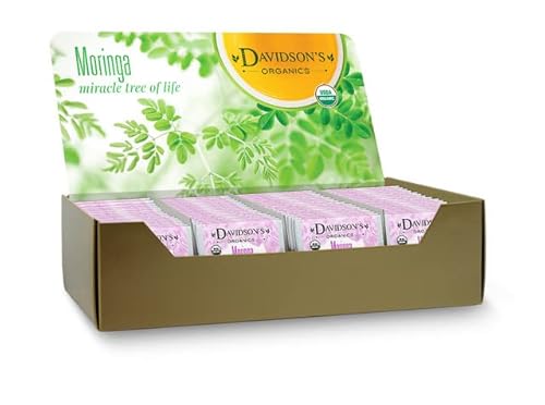 Davidson's Organics, Moringa Chamomile Lavender, 100-count Individually Wrapped Tea Bags