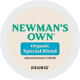 Newman's Own Organics, Special Blend, Single-Serve Keurig K-Cup Pods, Medium Roast, 120 Count (5 Boxes of 24 Pods)