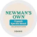Newman's Own Organics, Special Blend, Single-Serve Keurig K-Cup Pods, Medium Roast, 120 Count (5 Boxes of 24 Pods)