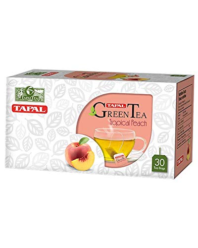 Tapal - Tropical Peach Green Tea, 45g (30 tea bags)