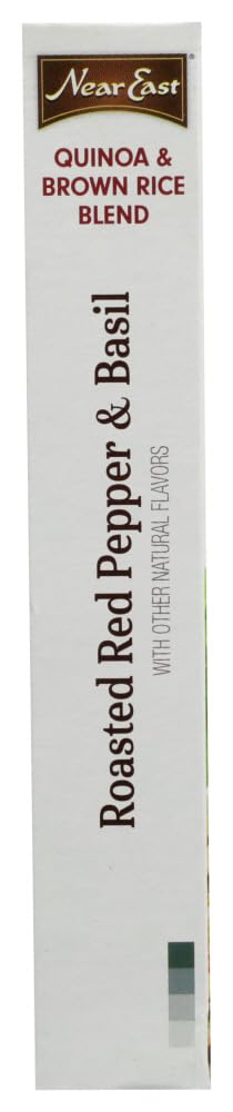 Near East Roasted Pepper and Basil Quinoa Blend, 4.9 ounces, (Pack of 3)
