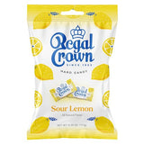 Regal Crown Sour Lemon Hard Candy | Old Fashioned Sour Lemon Candy | Traditional Lemon Candy Brought To You By Iconic Candy | 6.25oz Peg Bag (1)