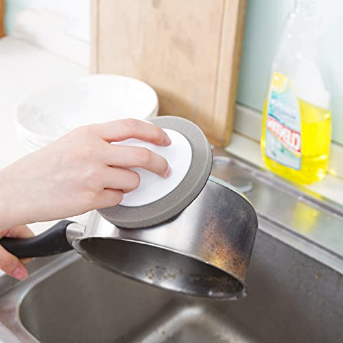 Kitchen Decontamination Magic Scrubber/Magic Brush/Pot Magic Sponge with Handle