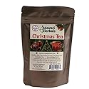 Nuwati Herbals Christmas Tea with Cinnamon, Anise, Cloves, Orange Peel and More, Herbal Loose Green Leaf Tea, 3 ounces
