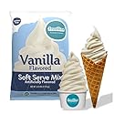 Frostline Vanilla Soft Serve Ice Cream Mix, Lactose & Gluten Free - Just Add Water, Dairy, or Dairy Free Alternative, Use with Blender, Countertop Ice