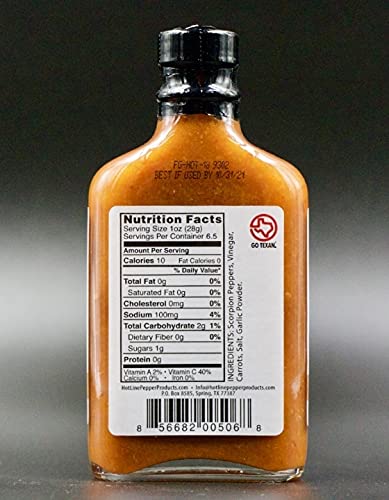 HOT LINE PEPPER PRODUCTS Gourmet Hot Sauces (Scorching Scorpion, 4 pack)
