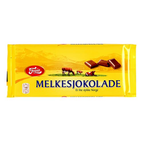 Freia Melkesjokolade - Milk Chocolate 250g King Size