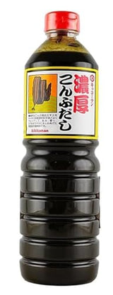 Kikkoman Nokoh Konbu Dashi Concentrated Soup Base - Umami-Rich Kelp Broth Concentrate - Japanese Style Stock for Soups, Noodles & Cooking - 33.8 Fl Oz