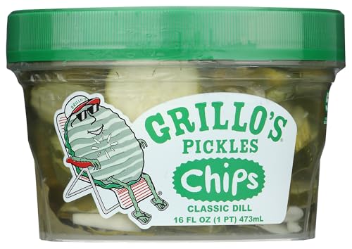 Grillos Pickles Classic Dill Pickle Chips, 16 FZ