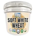 Palouse Brand Certified Glyphosate Residue Free Soft White Wheat Berries | 25 LBS | Emergency Food Storage Bucket | Non-GMO | Grown on Our Family Farm | Bulk