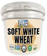 Palouse Brand Certified Glyphosate Residue Free Soft White Wheat Berries | 25 LBS | Emergency Food Storage Bucket | Non-GMO | Grown on Our Family Farm | Bulk
