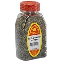 RED & GREEN SWEET BELL PEPPER FLAKES FRESHLY PACKED IN LARGE JARS, spices, herbs, seasonings