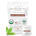 True Vine Insulin Plant Tea (USDA Organic) - Herbal Organic Tea Bags for Blood Sugar Support, Digestive Wellness & Metabolic Balance - 100% Natural