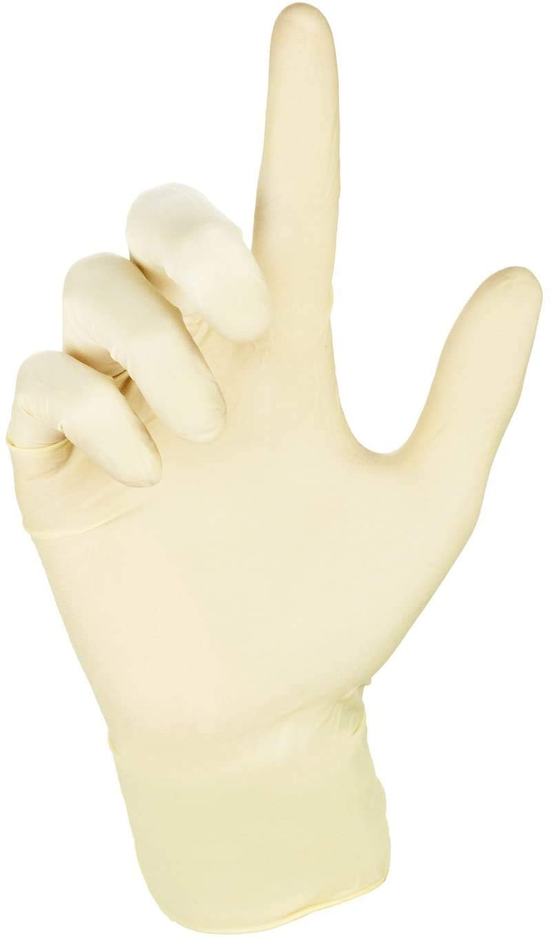Chef's Star Medium Powder Free Latex Gloves, 100 Gloves Per Box