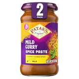 Patak’s Mild Curry Spice Paste - Mild Indian Cooking Paste with Freshly Ground Spices - Ideal for Chicken, Vegetables, and One-Pot Meals - Warm