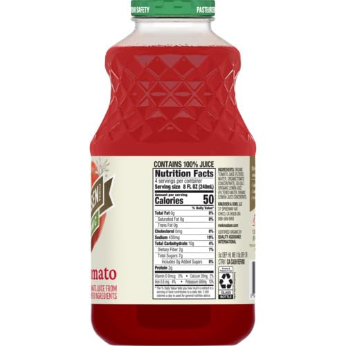 Knudsen Organic Tomato Juice, 32 Ounce - 6 per case.