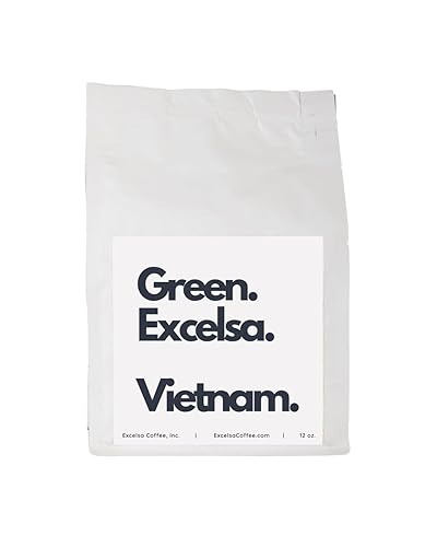 Excelsa Coffee - Vietnam Green Coffee Beans, Unroasted, 5 lbs | Rare Species, Home Roasting, Bright Fruity Flavor, Low Caffeine