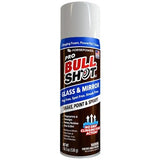 Horsepower Bull Shot Glass & Mirror Cleaner, As Seen On TV, No-Drip Foaming Glass Cleaner for Mirrors, Windows & TV Screens, Made in USA