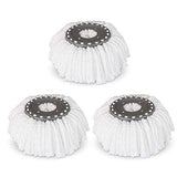 Replacement Microfiber Mops Head, Compatible for Hurricane Spin Magic Mop Head, fits 6.36‘’ Standard Replacement Round Spin Mop Heads,Inner Hole 2.5''