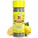 Bensons Zesty Lemon No Salt Seasoning - Sugar-Free, Gluten-Free, No MSG, No Preservatives, No Potassium Chloride - 11 Herb & Spice Salt Substitute