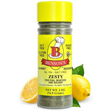 Bensons Zesty Lemon No Salt Seasoning - Sugar-Free, Gluten-Free, No MSG, No Preservatives, No Potassium Chloride - 11 Herb & Spice Salt Substitute