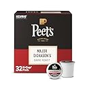 Peet's Coffee, Dark Roast Keurig K-Cup Pods, 100% Arabica Coffee - Major Dickason's Blend 32 Count (1 Box of 32 K-Cup Pods)