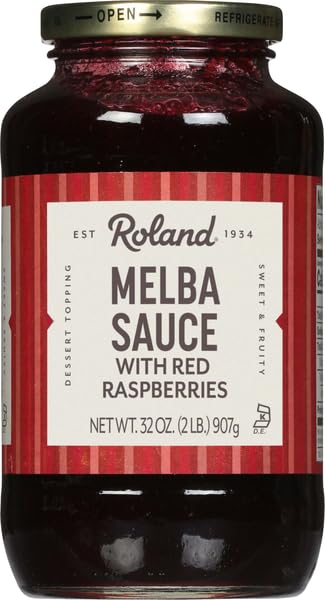 Roland Melba Sauce with Black and Red Raspberries, 32 Ounce
