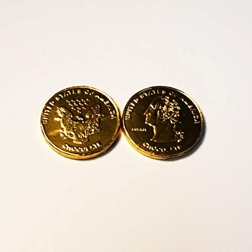 Large Milk Chocolate Gold Coins - 12 Ounce (3/4 LB) (Approximately 45 Pieces)