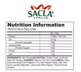 #RT Sacla Fiery Chilli Pesto 190g -It’s made with sharp-tasting red chillies, plenty of fresh red peppers and perfectly ripe tomatoes