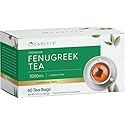 Carlyle Fenugreek Seed Tea | 60 Tea Bags | No Caffeine | Vegetarian, Non-GMO & Gluten Free Herbal Tea Supplement