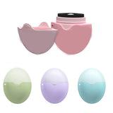 1 piece Silicone sunscreen applicator, portable body lotion applicator, water replenishing applicator (pink)