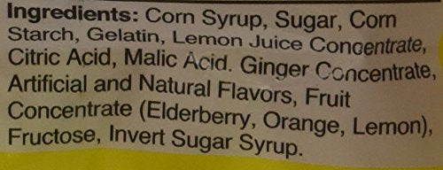 Haribo Ginger-lemon Gummi Candy 4 Oz each (pack of 3)