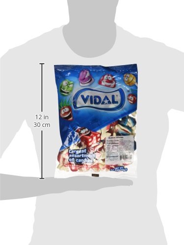 Vidal Jelly Filled Gummy Whales Candy - 2.2 Lb Bag