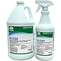 Theochem In-Cide Hospital Grade Disinfectant Spray - EPA Registered Cleaner Kills 99.9% MRSA, H1N1 - Home Office Clinic - Fresh Scent - 1 Gallon +