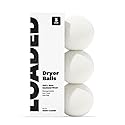 Wool Dryer Balls 3-Pack - 100% New Zealand Wool, Eco-Friendly & Reusable, Non-Toxic, Dye-Free, Natural Fabric Softener, Reduces Drying Time & Static