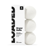 Wool Dryer Balls 3-Pack - 100% New Zealand Wool, Eco-Friendly & Reusable, Non-Toxic, Dye-Free, Natural Fabric Softener, Reduces Drying Time & Static