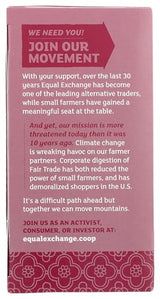 Equal Exchange Organic Rooibos Chai, Herbal Tea, Caffeine-Free, 20 Tea Bags, 1.41 oz (40 g)