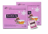 Jaaein Jerusalem Artichoke Tea, No Sugar, Caffeine Free, Gluten Free, Vegan, Low Temperature Aged (50 Tea Bags) Product of KOREA