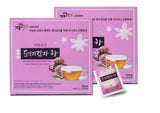 Jaaein Jerusalem Artichoke Tea, No Sugar, Caffeine Free, Gluten Free, Vegan, Low Temperature Aged (50 Tea Bags) Product of KOREA