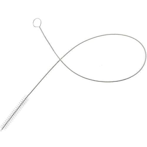 2 Pcs Cleaning Brush Bristle Tip 3/8” by 32” Inch Long - Flexible Cleaner Tool for Clean Keg, Feeding Tube, Line Tube Hose