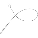 2 Pcs Cleaning Brush Bristle Tip 3/8” by 32” Inch Long - Flexible Cleaner Tool for Clean Keg, Feeding Tube, Line Tube Hose