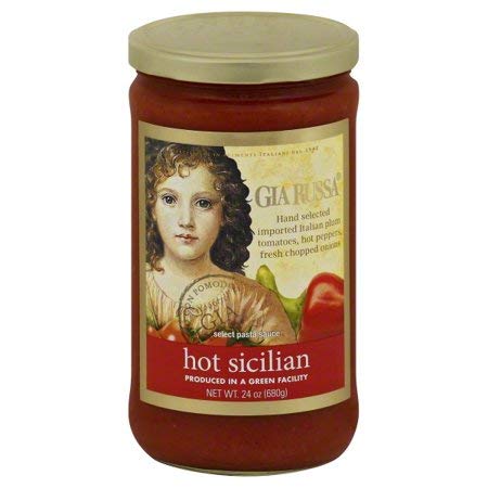 Gia Russa Sauce Pasta Hot Sicilian, 24 oz (Pack Of 5)
