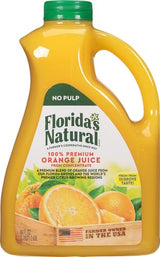 Florida's Natural Orange Juice No Pulp, 89 Fl Oz Bottle